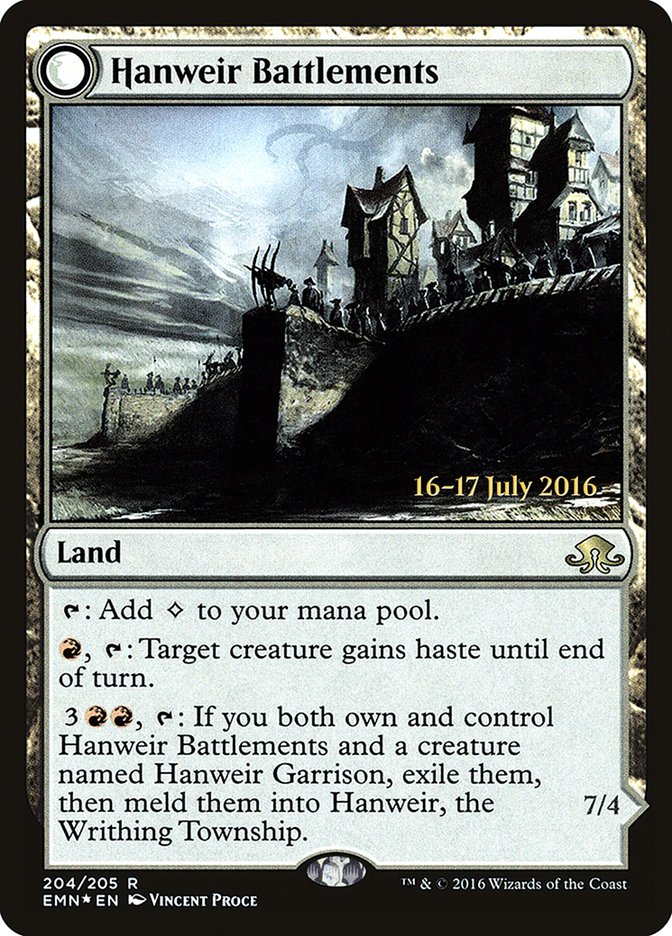 Hanweir Battlements [Eldritch Moon Prerelease Promos] | Lots Moore NSW