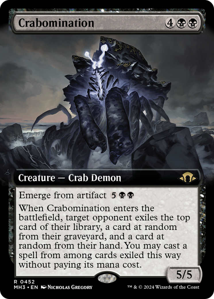 Crabomination (Extended Art) [Modern Horizons 3] | Lots Moore NSW