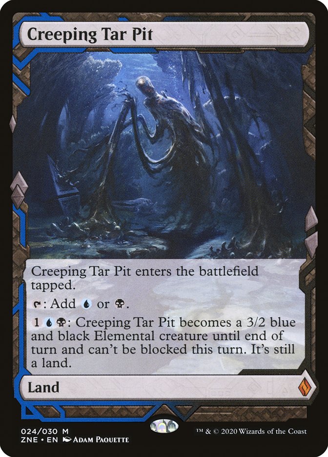 Creeping Tar Pit (Expeditions) [Zendikar Rising Expeditions] | Lots Moore NSW