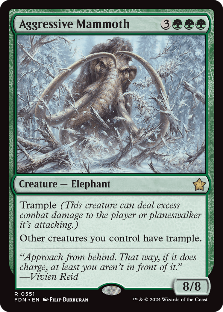 Aggressive Mammoth [Foundations] | Lots Moore NSW