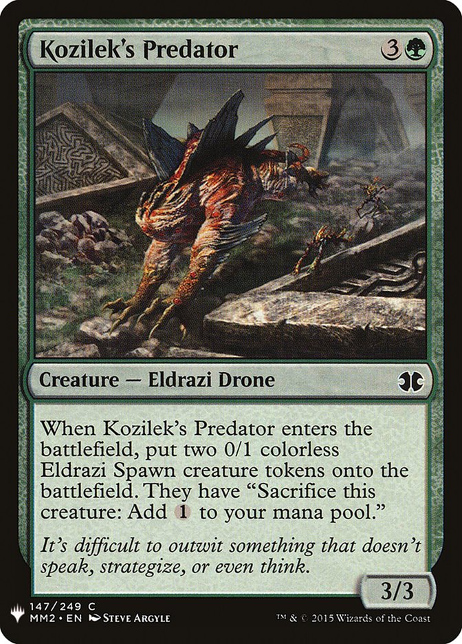 Kozilek's Predator [Mystery Booster] | Lots Moore NSW