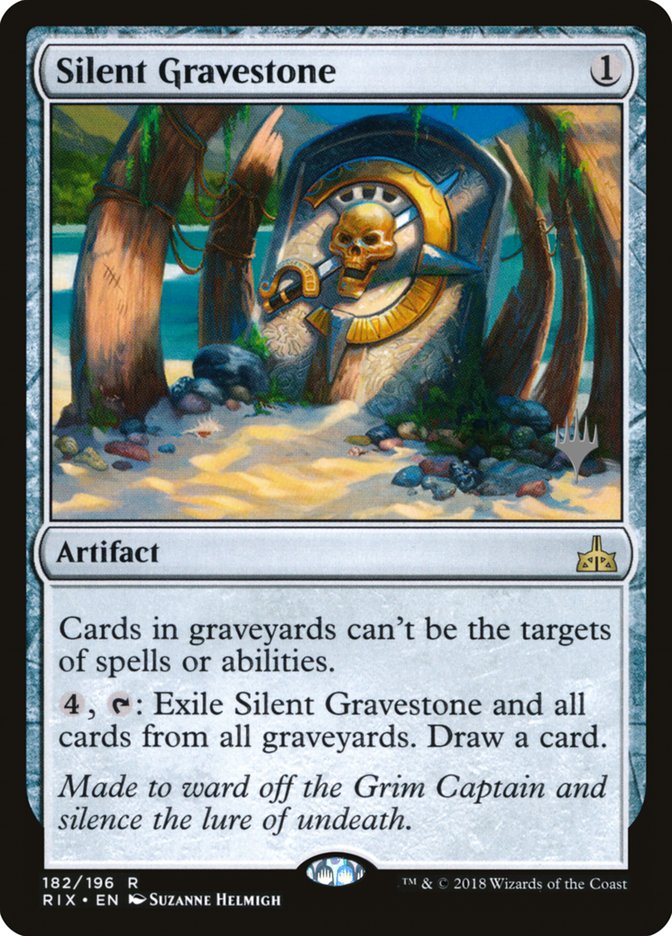 Silent Gravestone (Promo Pack) [Rivals of Ixalan Promos] | Lots Moore NSW