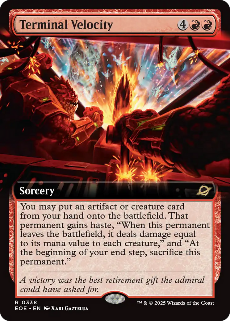 Terminal Velocity (Extended Art) [Edge of Eternities] | Lots Moore NSW