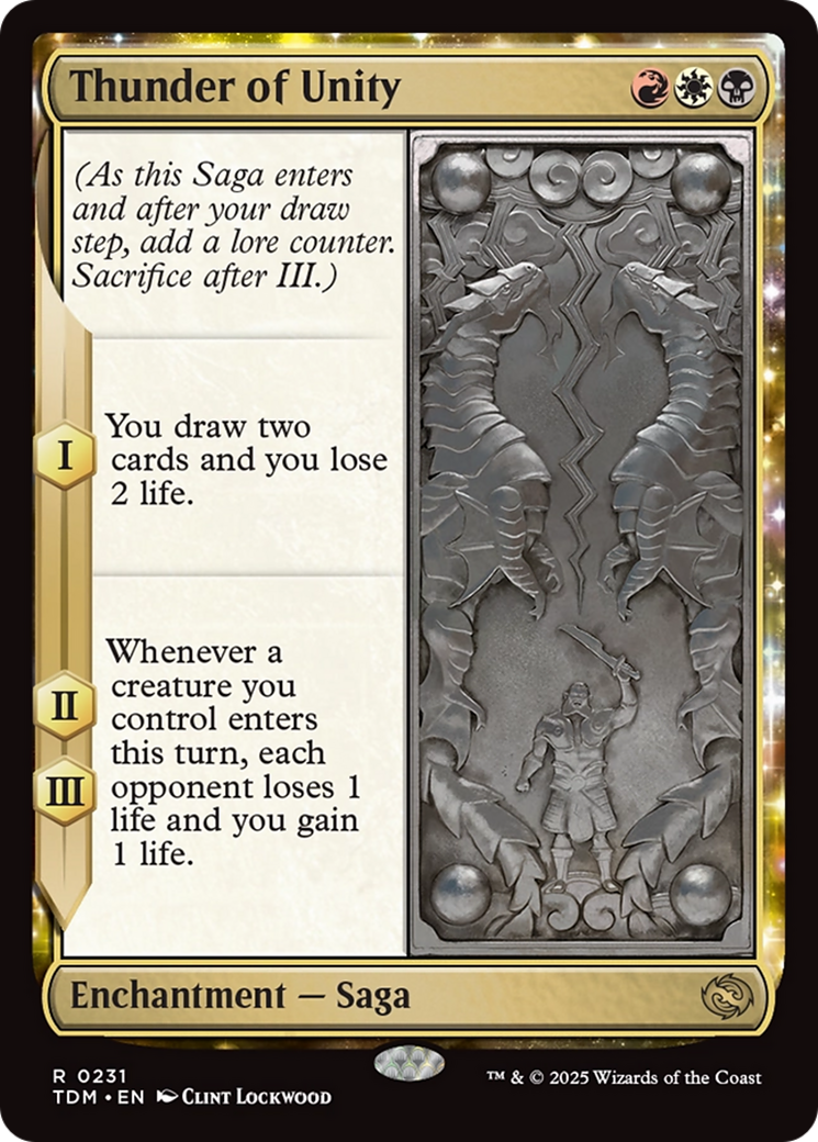 Thunder of Unity [Tarkir: Dragonstorm] | Lots Moore NSW
