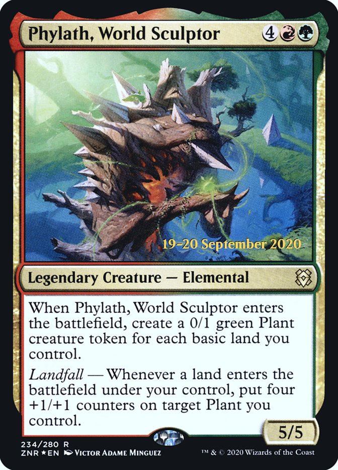 Phylath, World Sculptor [Zendikar Rising Prerelease Promos] | Lots Moore NSW