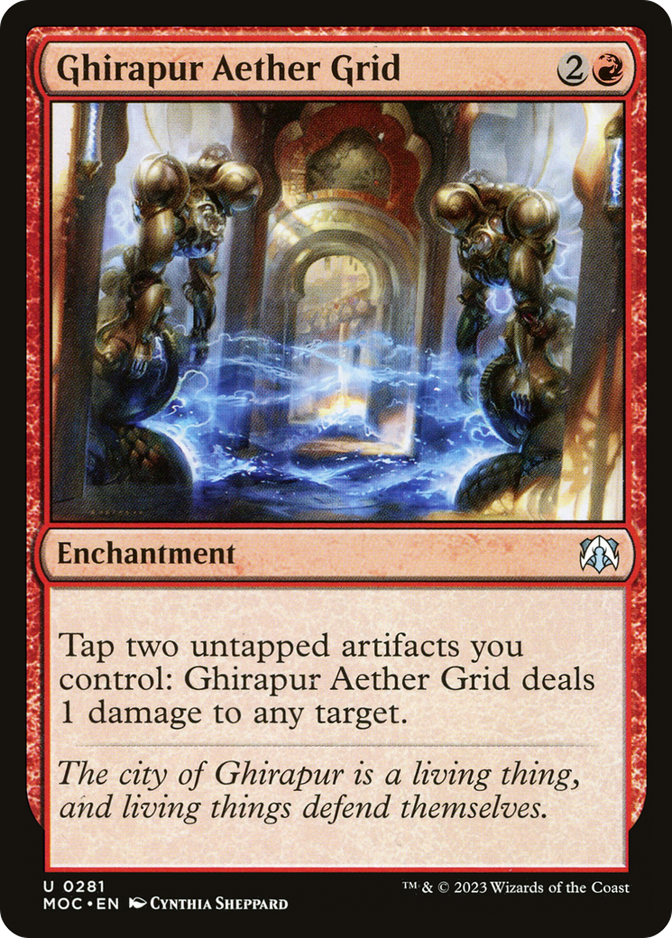 Ghirapur Aether Grid [March of the Machine Commander] | Lots Moore NSW