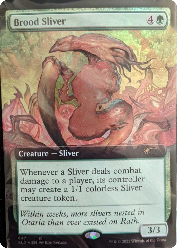 Brood Sliver (Extended Art) [Secret Lair Drop Promos] | Lots Moore NSW