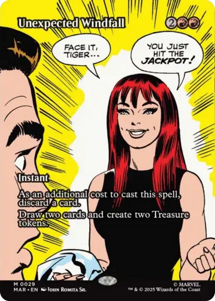 Unexpected Windfall (Borderless) [Marvel Universe: Eternal-Legal] | Lots Moore NSW