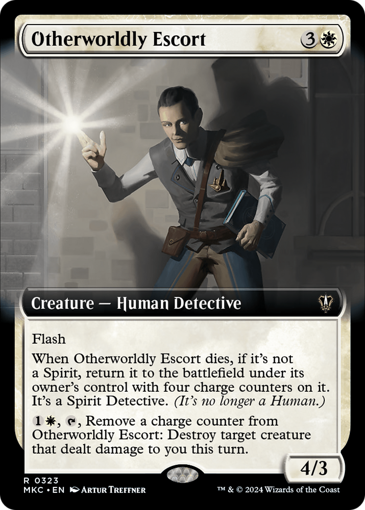 Otherworldly Escort (Extended Art) [Murders at Karlov Manor Commander] | Lots Moore NSW