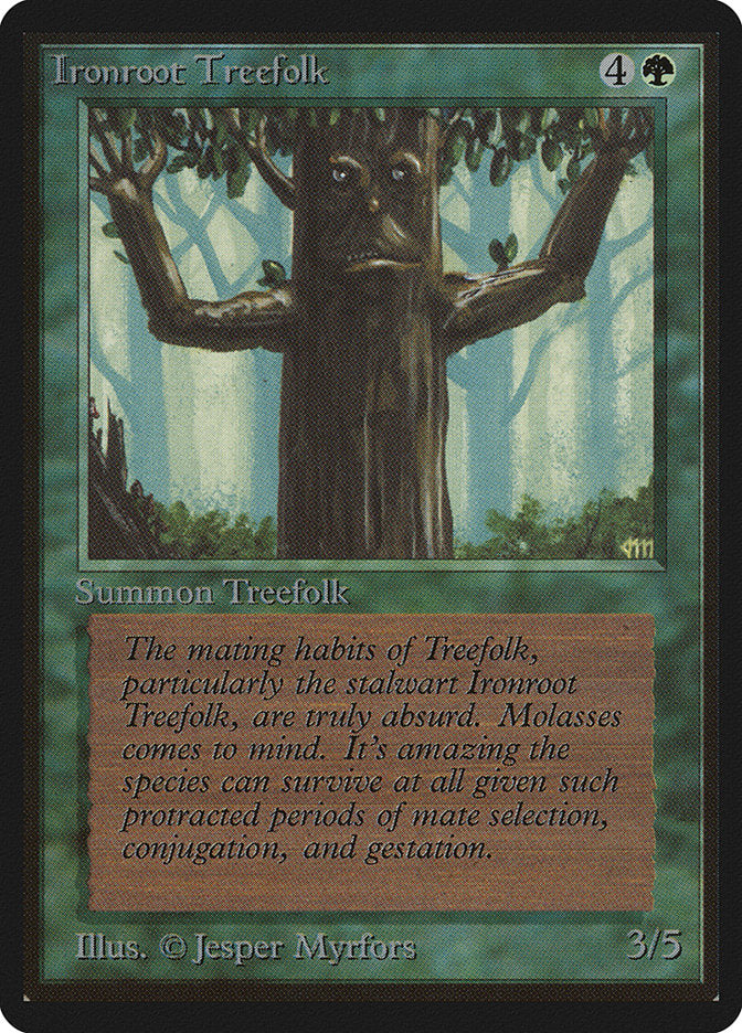 Ironroot Treefolk [Beta Edition] | Lots Moore NSW