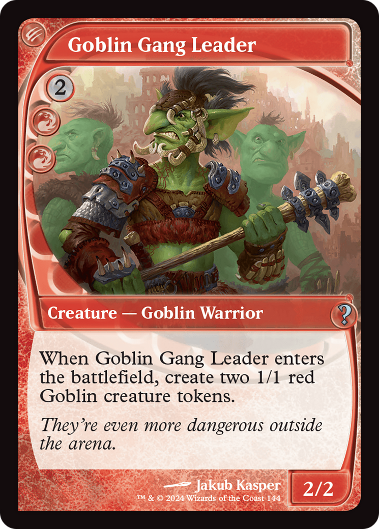 Goblin Gang Leader (Future Sight) [Mystery Booster 2] | Lots Moore NSW