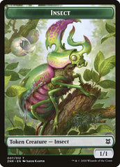 Drake // Insect Double-Sided Token [Zendikar Rising Tokens] | Lots Moore NSW