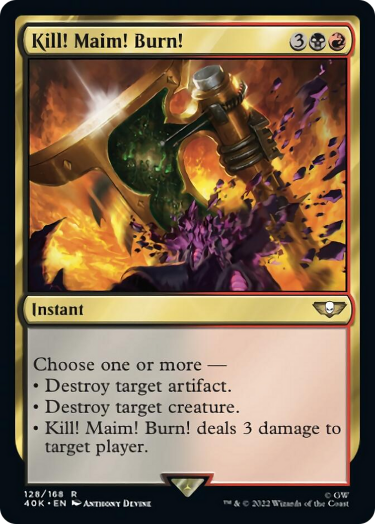 Kill! Maim! Burn! (Surge Foil) [Warhammer 40,000] | Lots Moore NSW