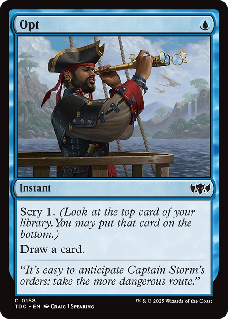 Opt [Tarkir: Dragonstorm Commander] | Lots Moore NSW