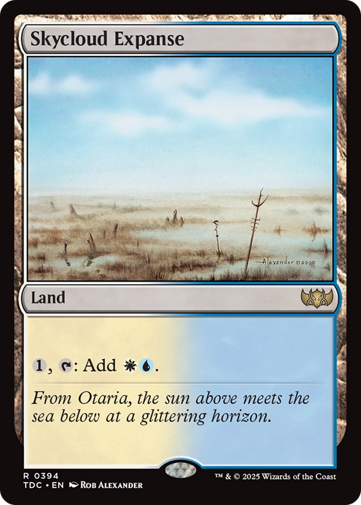 Skycloud Expanse [Tarkir: Dragonstorm Commander] | Lots Moore NSW