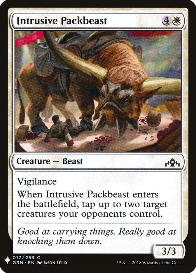 Intrusive Packbeast [Mystery Booster] | Lots Moore NSW