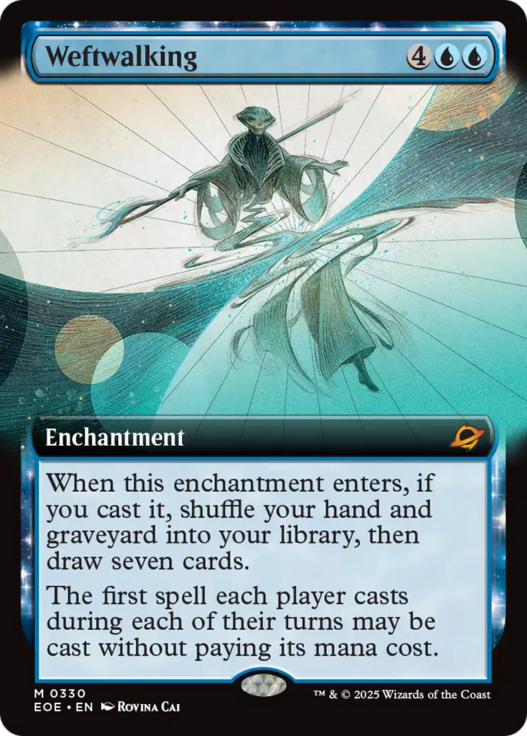 Weftwalking (Extended Art) [Edge of Eternities] | Lots Moore NSW