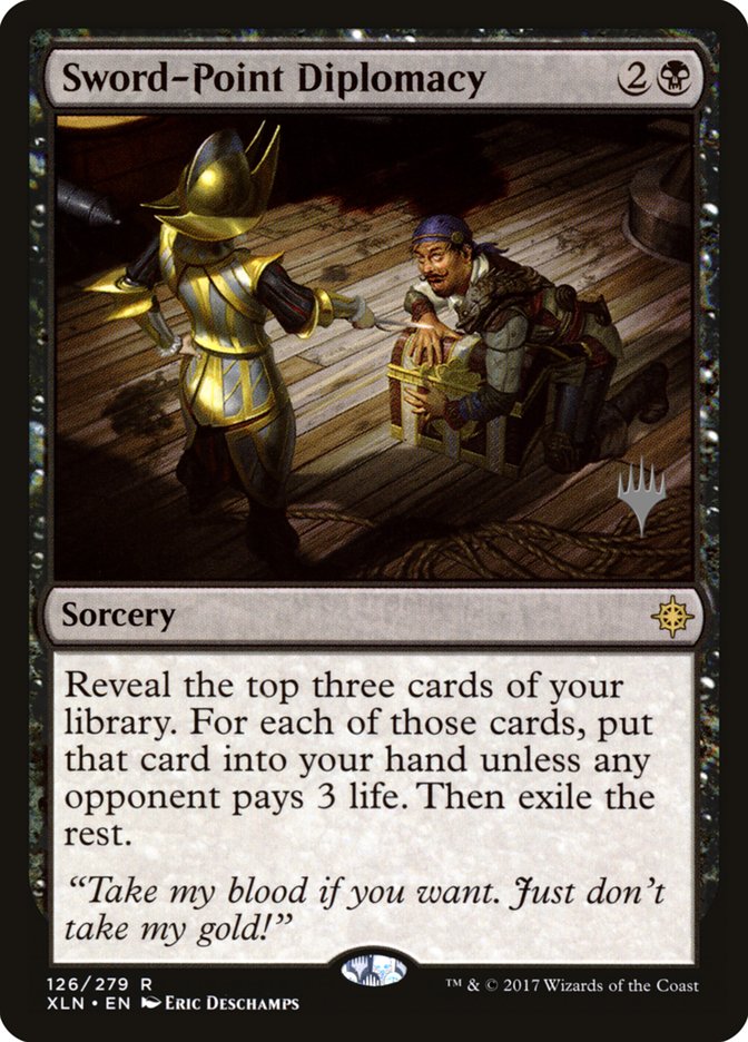 Sword-Point Diplomacy (Promo Pack) [Ixalan Promos] | Lots Moore NSW
