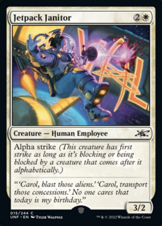 Jetpack Janitor [Unfinity] | Lots Moore NSW