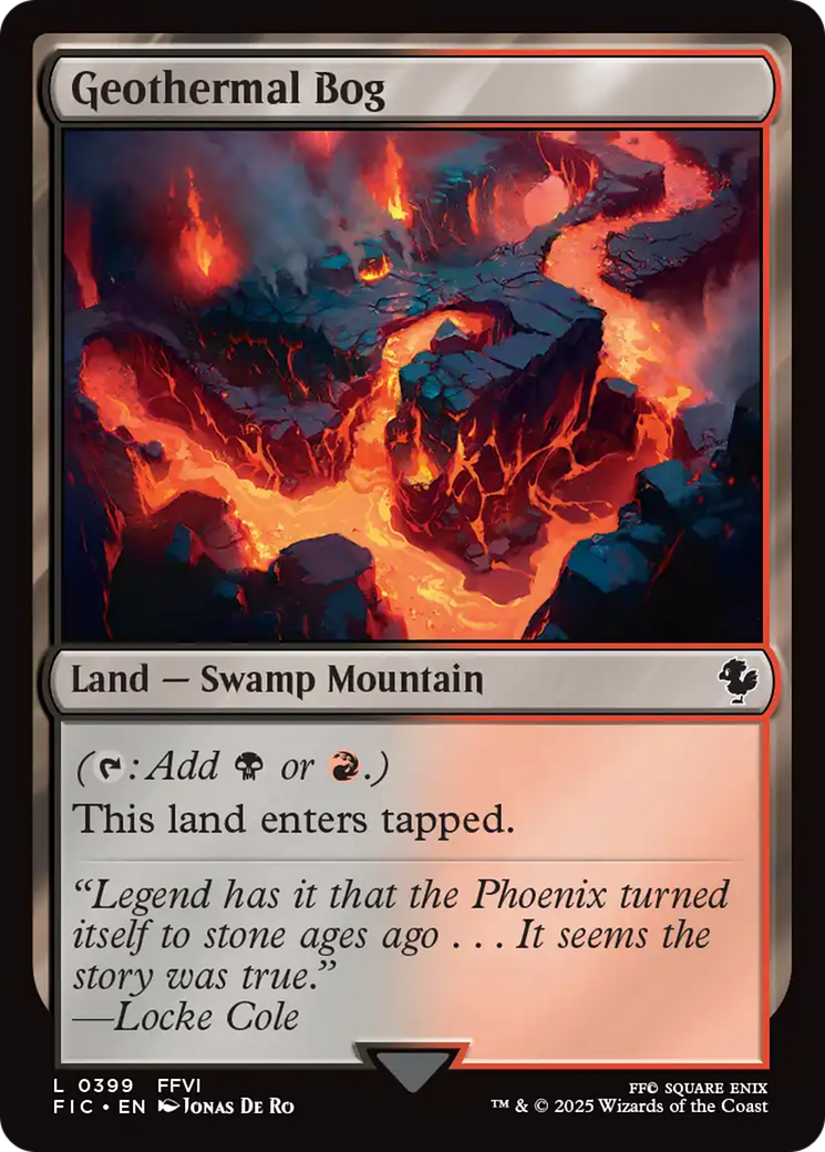 Geothermal Bog [FINAL FANTASY Commander] | Lots Moore NSW