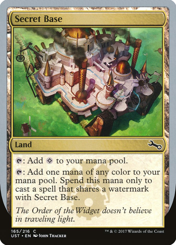 Secret Base (John Thacker) [Unstable] | Lots Moore NSW