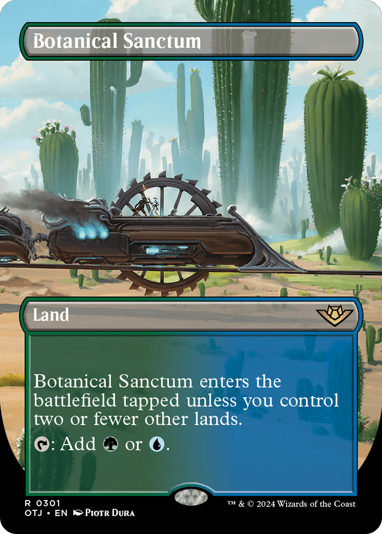 Botanical Sanctum (Borderless) [Outlaws of Thunder Junction] | Lots Moore NSW