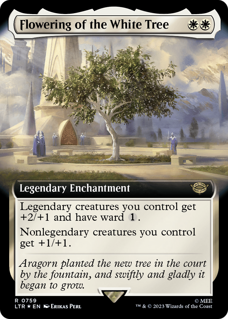 Flowering of the White Tree (Extended Art) (Surge Foil) [The Lord of the Rings: Tales of Middle-Earth] | Lots Moore NSW