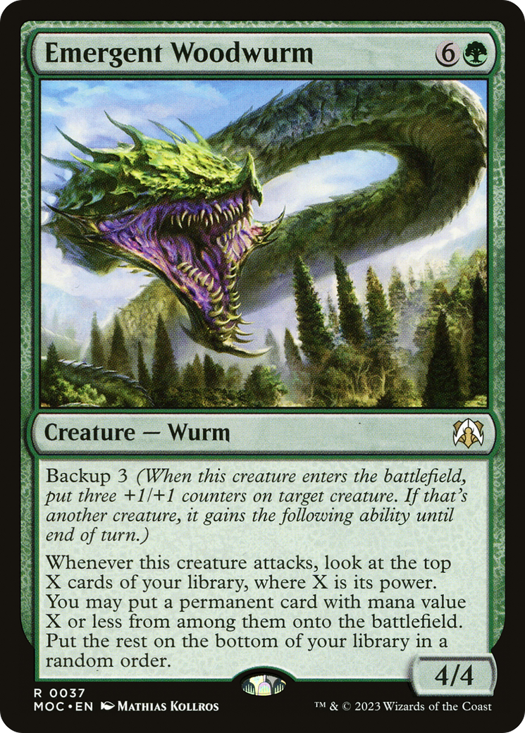 Emergent Woodwurm [March of the Machine Commander] | Lots Moore NSW