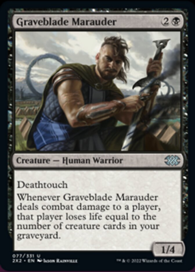 Graveblade Marauder [Double Masters 2022] | Lots Moore NSW