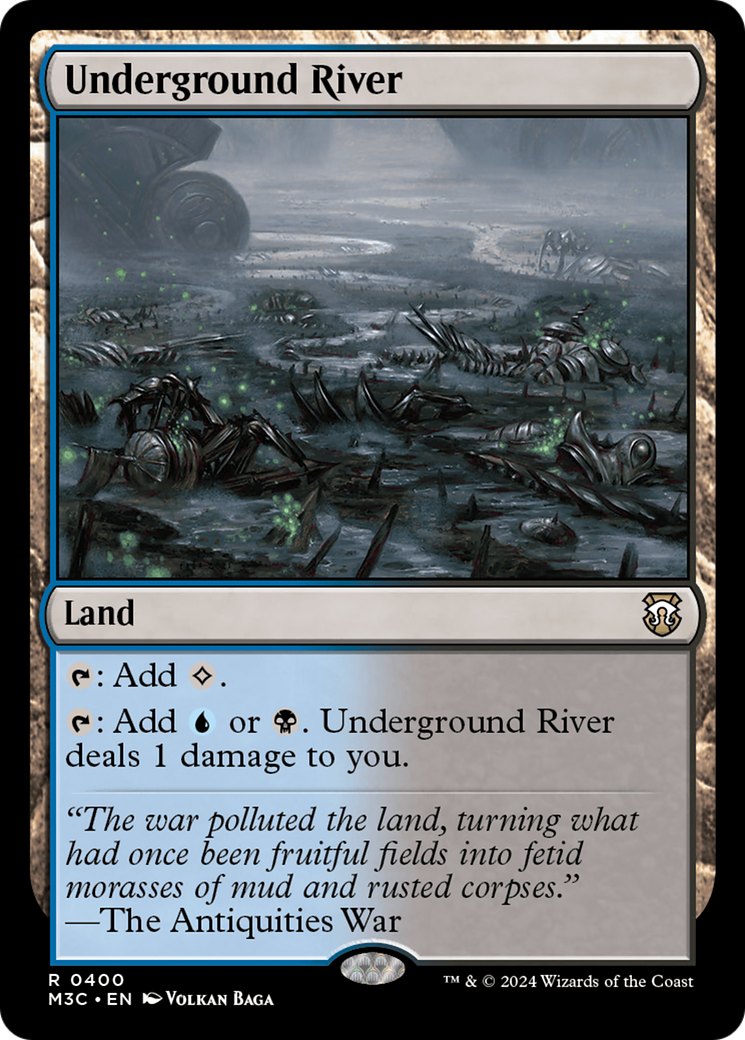 Underground River (Ripple Foil) [Modern Horizons 3 Commander] | Lots Moore NSW