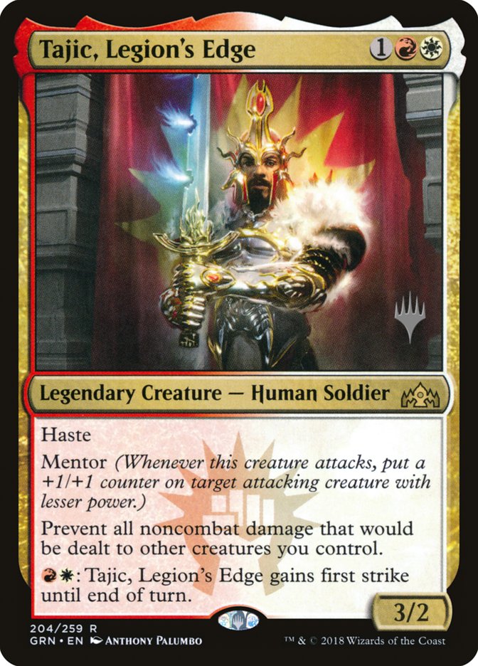Tajic, Legion's Edge (Promo Pack) [Guilds of Ravnica Promos] | Lots Moore NSW