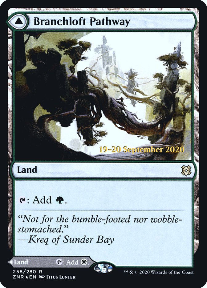 Branchloft Pathway // Boulderloft Pathway [Zendikar Rising Prerelease Promos] | Lots Moore NSW