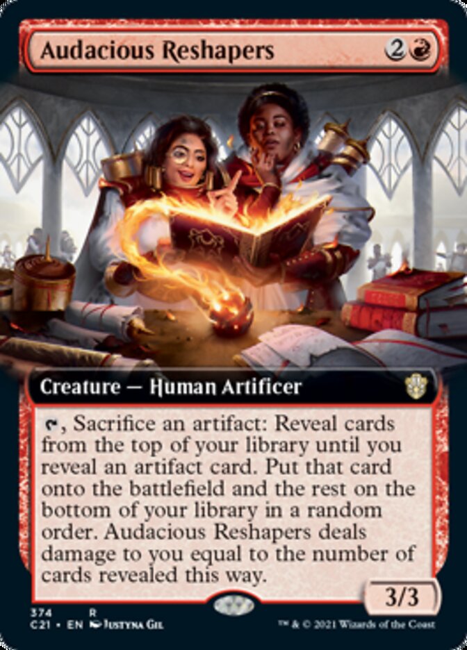 Audacious Reshapers (Extended Art) [Commander 2021] | Lots Moore NSW