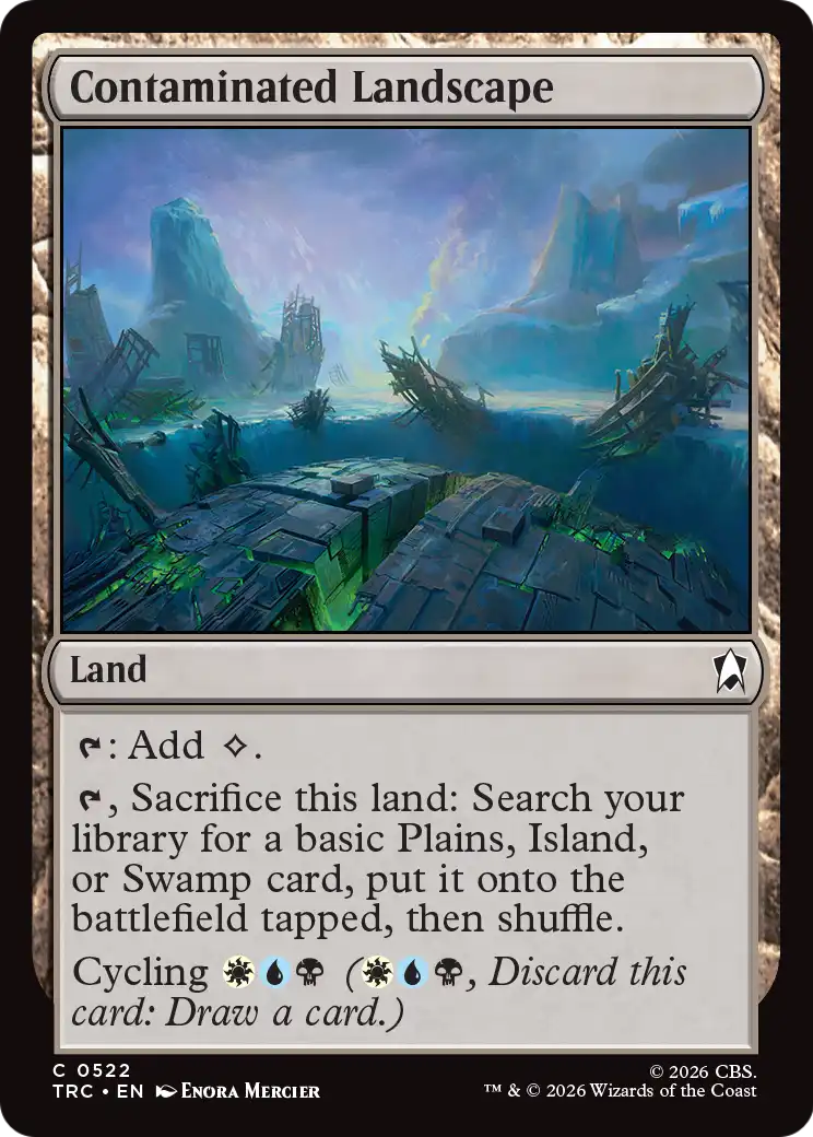 Contaminated Landscape (Surge Foil) [Star Trek Commander] | Lots Moore NSW