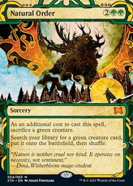 Natural Order (Foil Etched) [Strixhaven: School of Mages Mystical Archive] | Lots Moore NSW