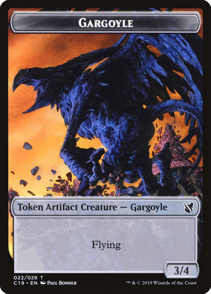 Gargoyle Token [Commander 2019 Tokens] | Lots Moore NSW