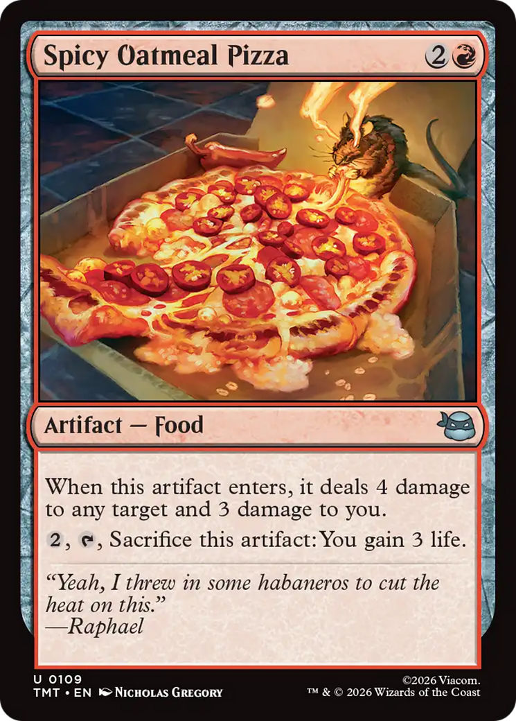 Spicy Oatmeal Pizza [Teenage Mutant Ninja Turtles] | Lots Moore NSW
