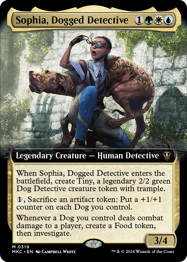 Sophia, Dogged Detective (Extended Art) [Murders at Karlov Manor Commander] | Lots Moore NSW