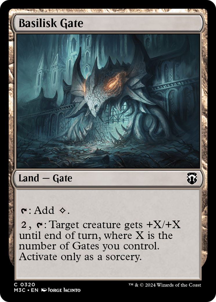 Basilisk Gate (Ripple Foil) [Modern Horizons 3 Commander] | Lots Moore NSW