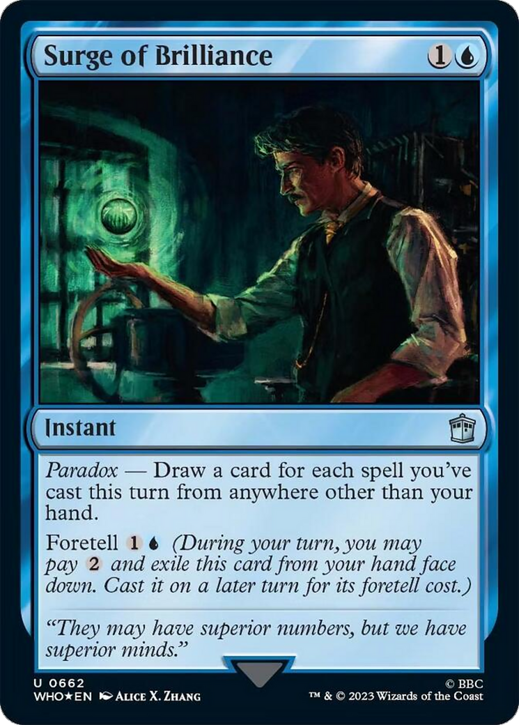 Surge of Brilliance (Surge Foil) [Doctor Who] | Lots Moore NSW