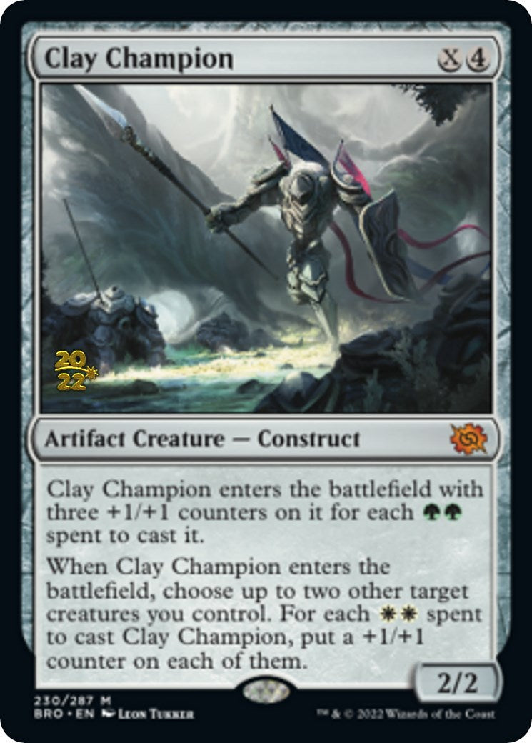 Clay Champion [The Brothers' War Prerelease Promos] | Lots Moore NSW