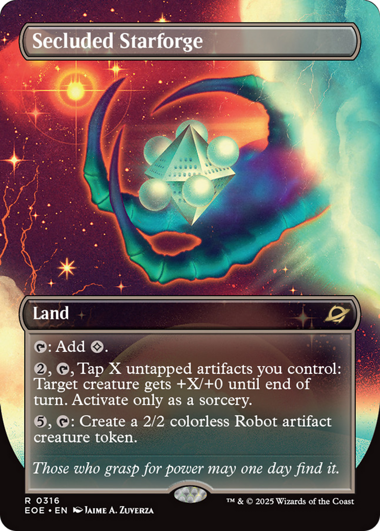 Secluded Starforge (Borderless) [Edge of Eternities] | Lots Moore NSW