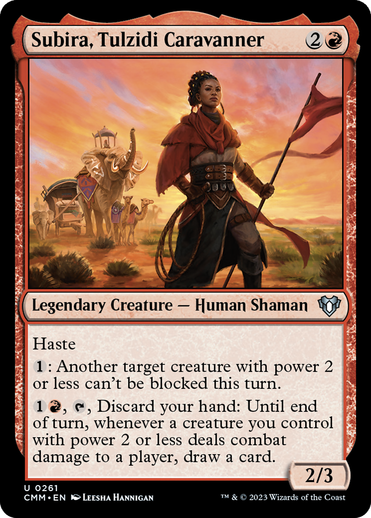 Subira, Tulzidi Caravanner [Commander Masters] | Lots Moore NSW