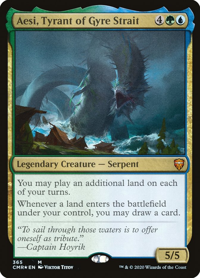 Aesi, Tyrant of Gyre Strait [Commander Legends] | Lots Moore NSW
