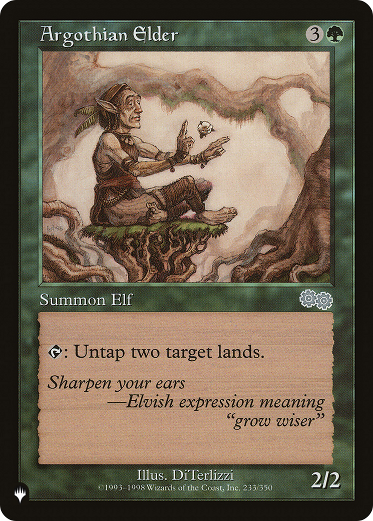 Argothian Elder [The List] | Lots Moore NSW