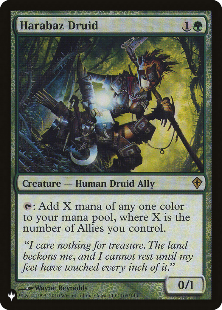 Harabaz Druid (WWK) [The List] | Lots Moore NSW
