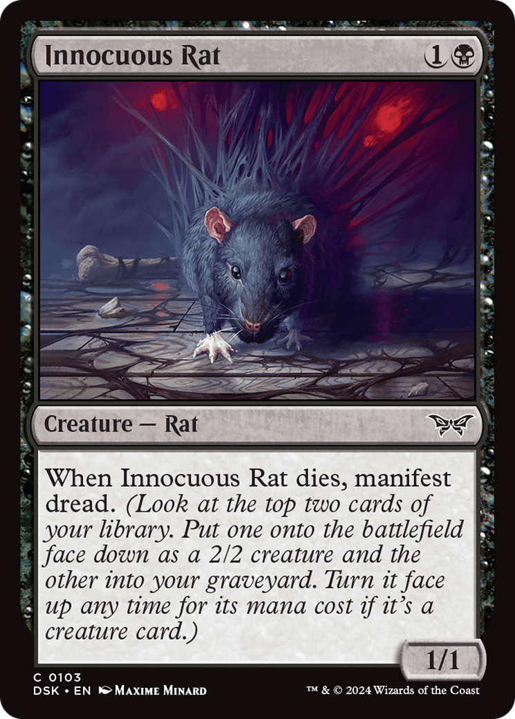 Innocuous Rat [Duskmourn: House of Horror] | Lots Moore NSW