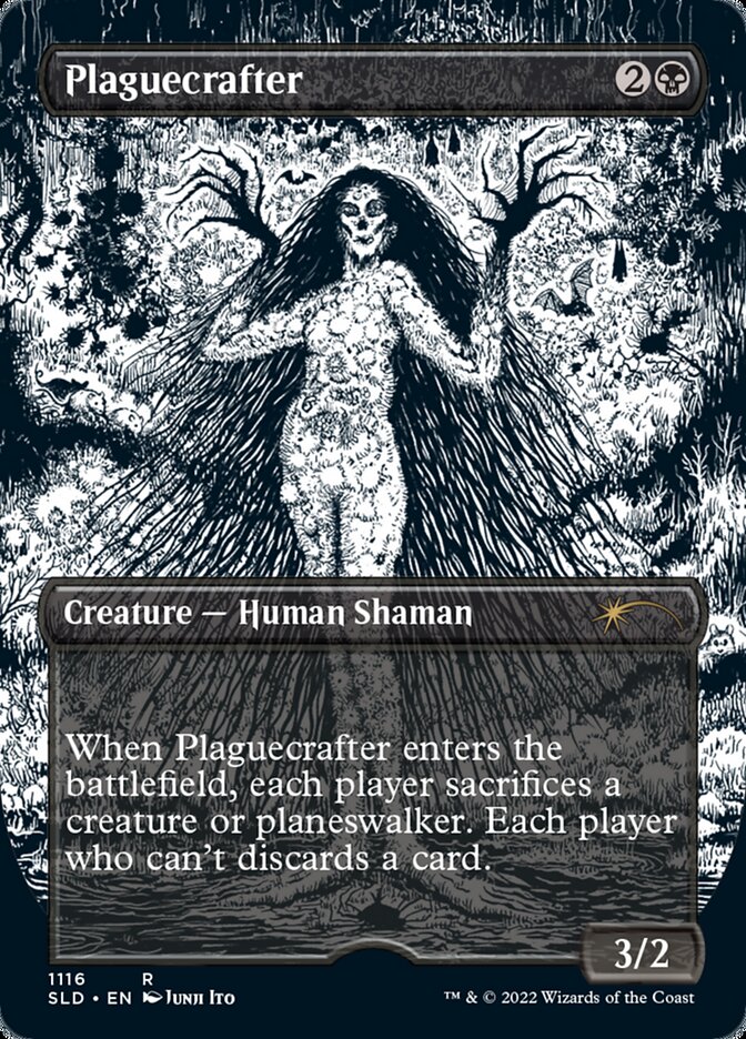 Plaguecrafter (Borderless Etched Foil) [Secret Lair Drop Series] | Lots Moore NSW