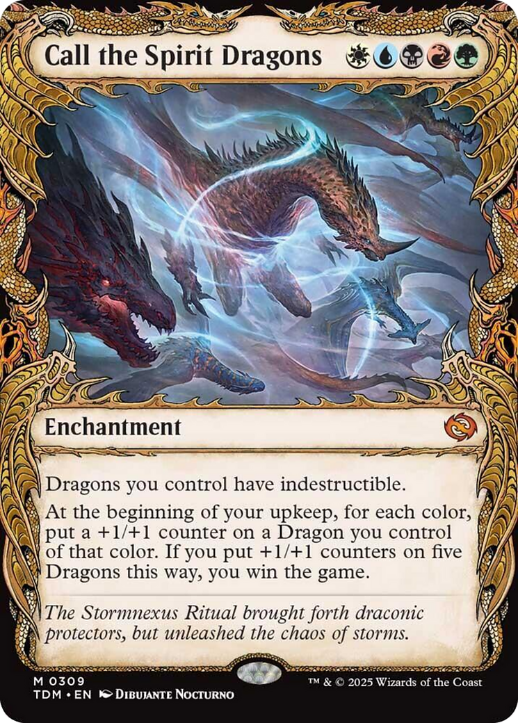 Call the Spirit Dragons (Showcase) [Tarkir: Dragonstorm] | Lots Moore NSW