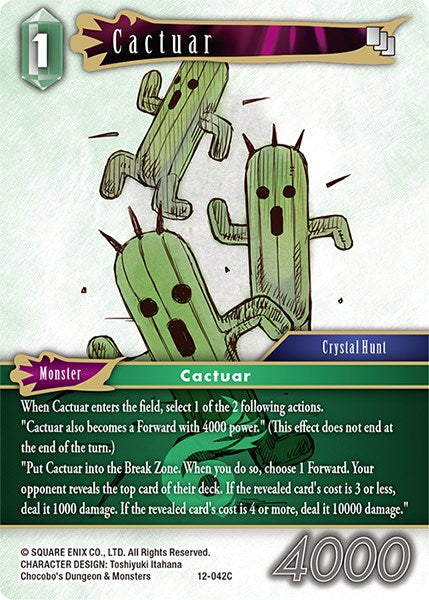 Cactuar [Opus XII] | Lots Moore NSW